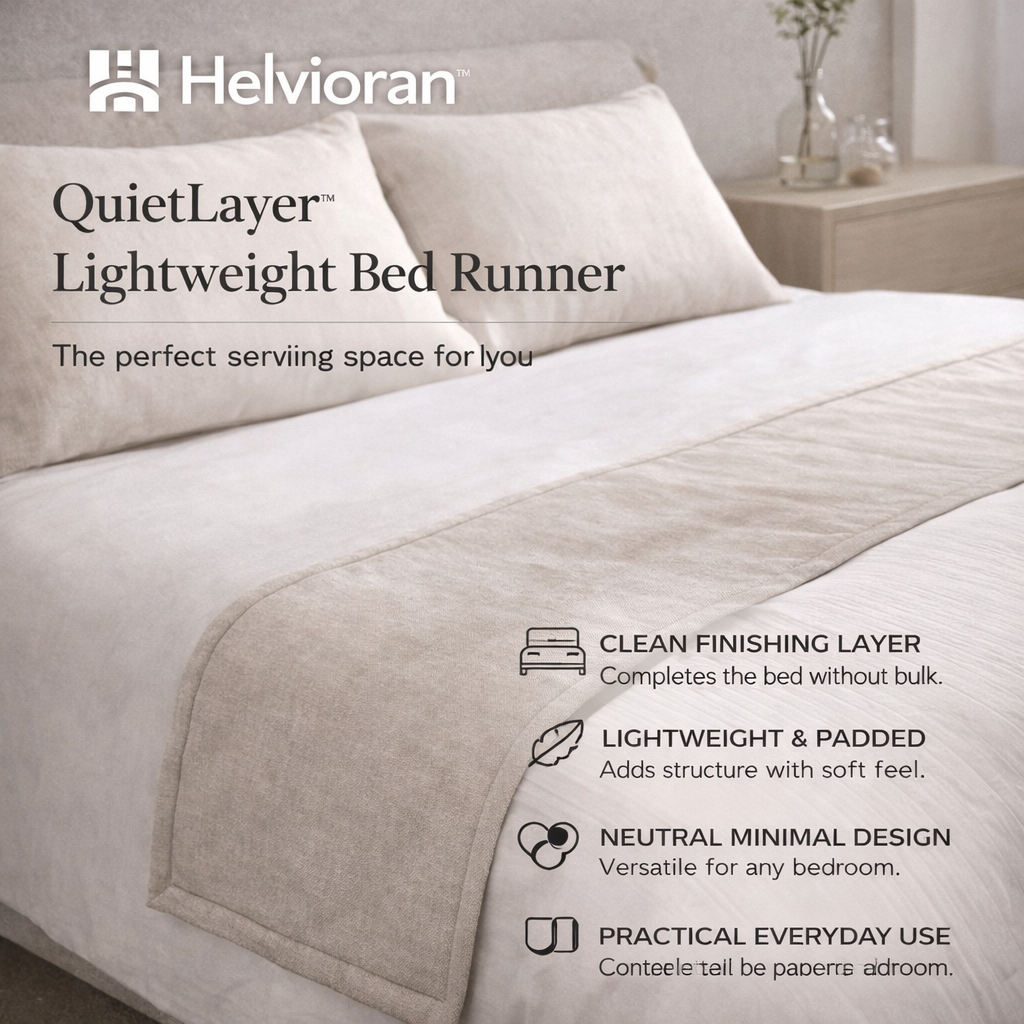 Helvioran™ QuietLayer Lightweight Bed Runner