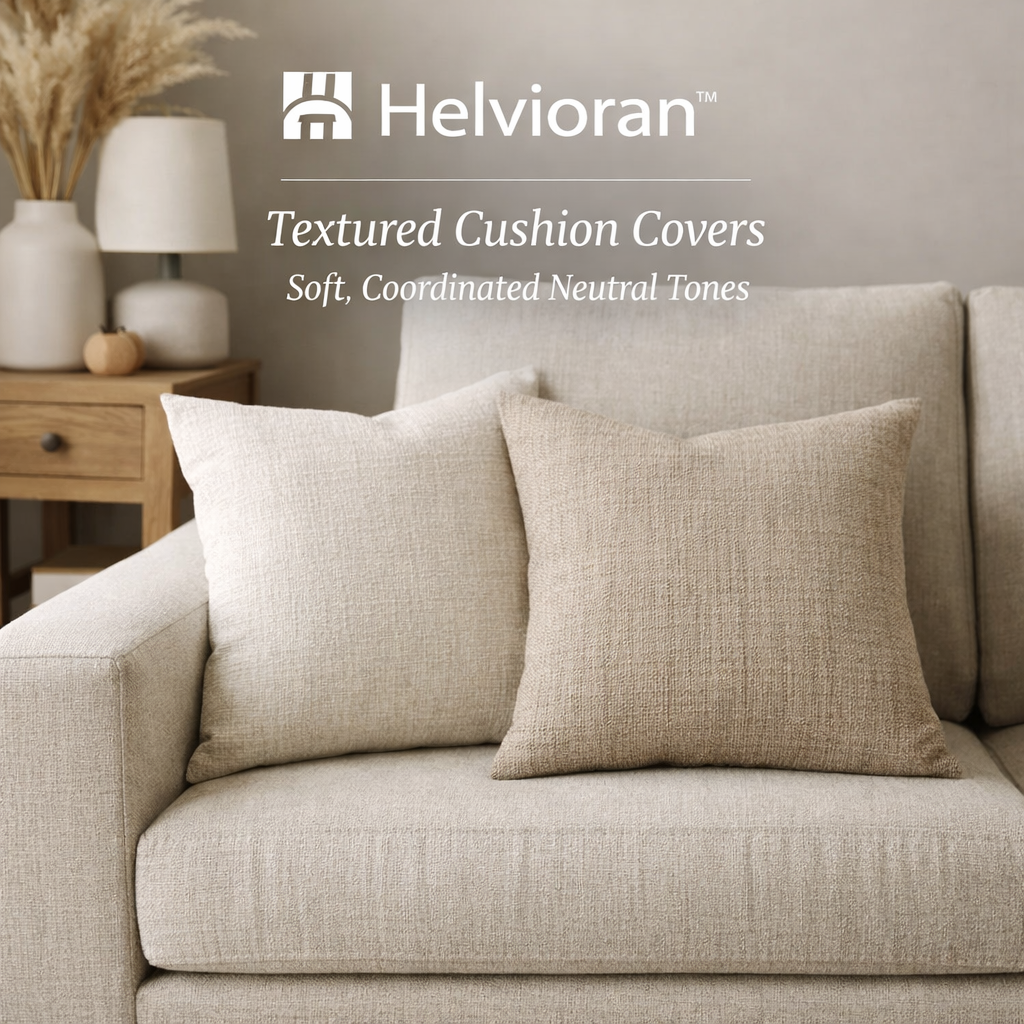 Helvioran™ FormaSoft Textured Cushion Cover Set