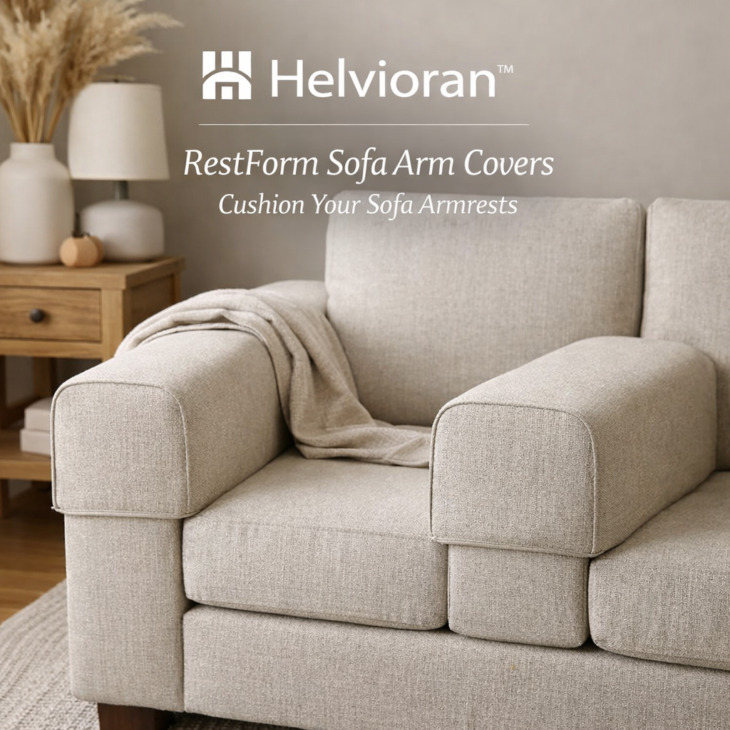 Helvioran™ RestForm Sofa Arm Cover Set