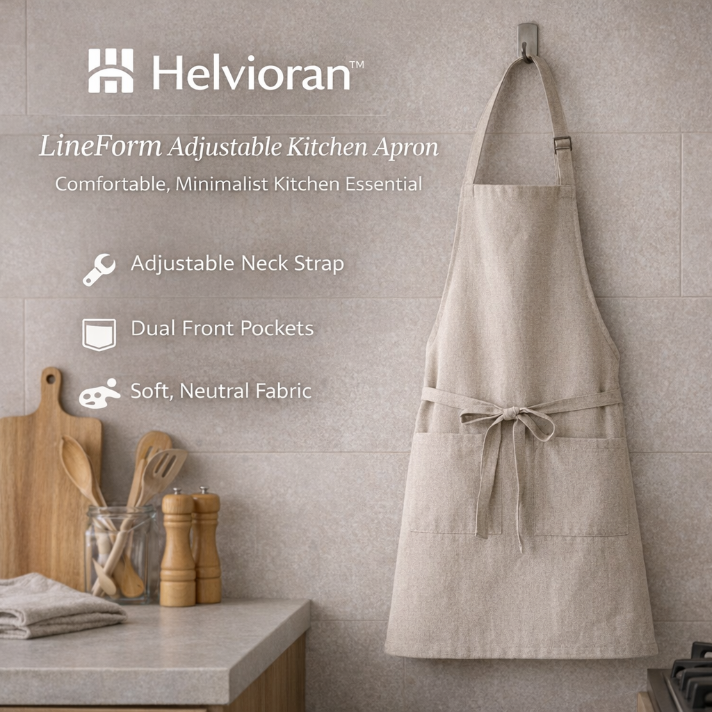 Helvioran™ LineForm Adjustable Kitchen Apron